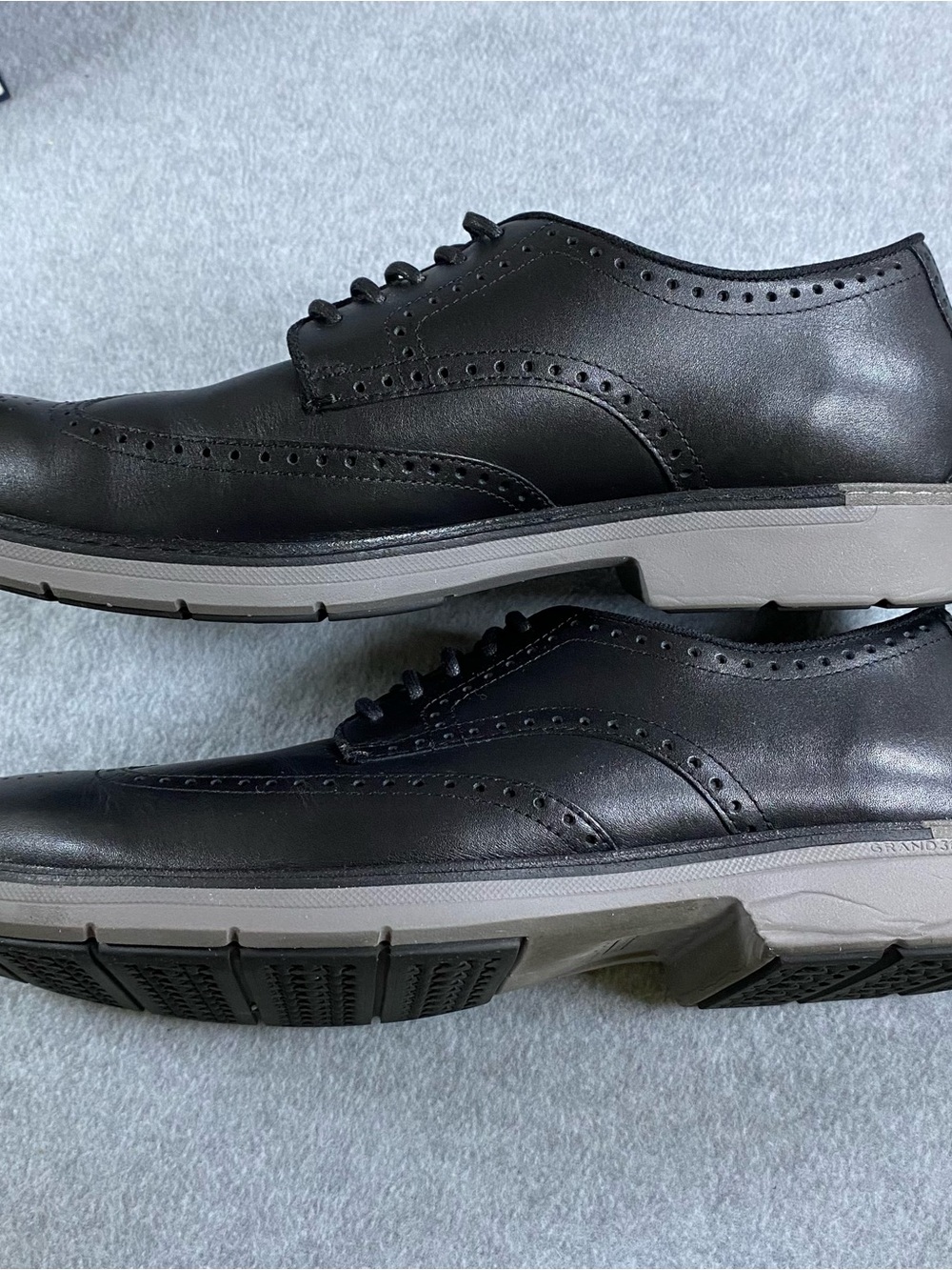 Cole Haan Go To Wing Oxford Men’s 13 Black Grand 360 Leather Dress Shoes - Picture 4 of 11